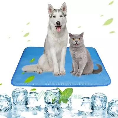 Pet Dog Cooling Mats Self Cool Mat Non-Toxic For Dogs Cat Summer Heat Relief Pad • $13.09