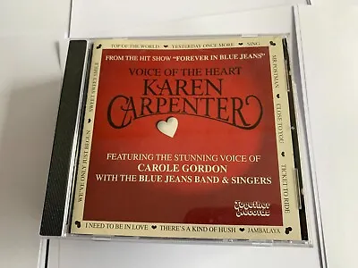 Carole Gordon & Blue Jeans Band - Voice Of The Heart Karen Carpenter (CD) [B16] • £9.99