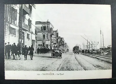 POSTCARD Salonique Le Quai / The Quay Salonica; Greece; Edwardian Era • £6.50