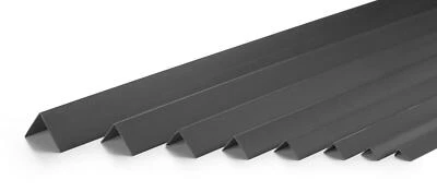 £7.29 • Buy Angle Corner Edge Wall Protection Black PVC Trim 90 Degree Angle DIY 1 M