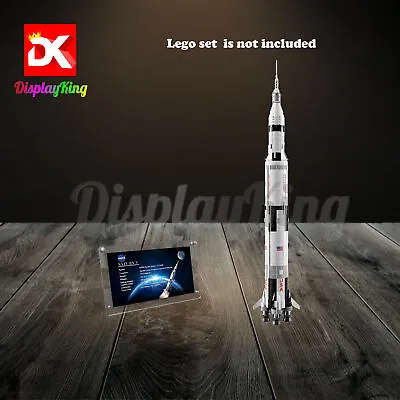 Display King - Acrylic Photo Frame For Lego NASA Apollo Saturn V 21309 (NEW) • $40.48