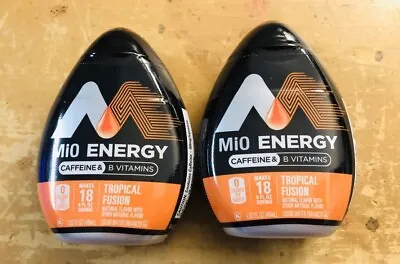 NEW MiO Energy Tropical Fusion Flavor Shots (2 Bottles Total) 48 Shots/Servings • $17.99
