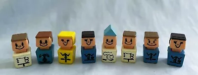 8 Vintage 1970s Playskool McDonald's  Familiar Places People Blockheads • $9.99