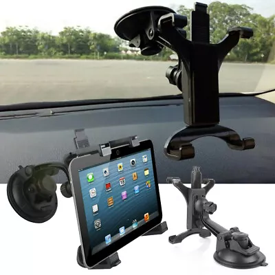 For IPad 10 9 8 7 6 4 3 2nd Gen Tablet Car Dashboard Mount Holder 360 Rotation • £10.99