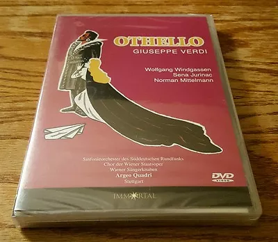 Othello (DVD) Giuseppe Verdi Opera Wolfgang Windgassen Sena Jurinac NEW • $13.99