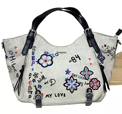 Desigual Women's  Embroidered Handbag /Shoulder Bag Brand New With Defects • $55