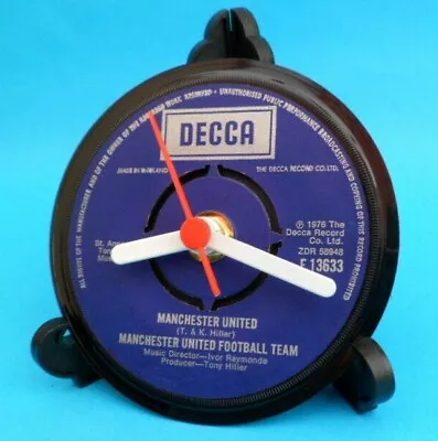 £19.85 • Buy  *new* Vinyl Record FOOTBALL CLUB  (Choice) DESK CLOCK On Stand Original Single
