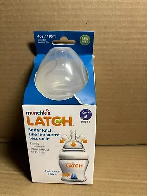 Munchkin Latch BPA-free Bottle 0m+ Stage 1 Anti-Colic.  Value  New • $13.99