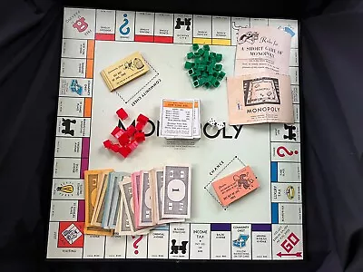 Vintage Lot Mixed Monopoly Hotels Houses Replacement Pieces Cards  Board • $4.99