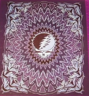 New Butterflies No Packaging Grateful Dead Steal Your Face Tapestry Wall Hanging • $30.95