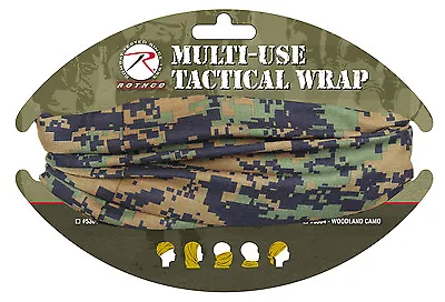 Rothco Multi-Use Military Camo Tactical Head Face Wrap 5301 5302 5303 5304 • $6.99
