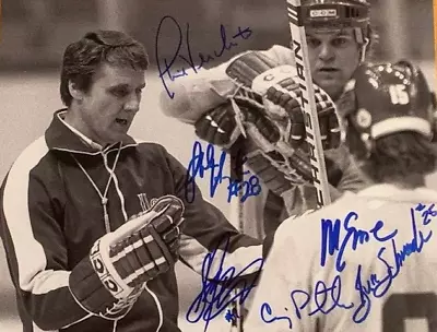 1980 Usa Olympic Hockey Gold Medal 6 Signed 8x10 Herb Brooks Eruzione Patrick!! • $65