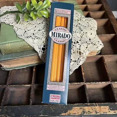 Vtg Set Mirado Pencils Lot Of 7 Unused Classic Box 1993 No 2 1/2 • $8