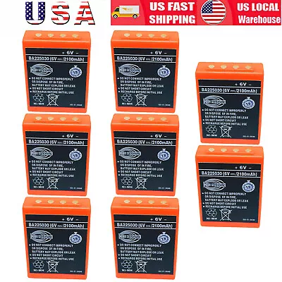 8x 6V 2100mAh BA225030 Ni-Mh Battery For HBC Pump Truck Remote Control Battery • $325