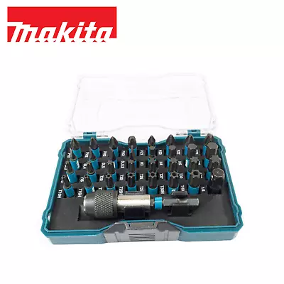 Makita E-12441 33 Piece Black Impact Driver Impact Screwdriver Bit Set + Holder • £17.99