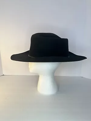 Vintage Beaver Brand 5X Cowboy Hat Western Wear (7 3/8 Black) • $82.50