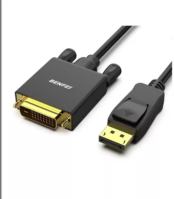 Mini DisplayPort To DVI Cable Benfei Mini DisplayPort To DVI 6 Feet Cable • $15.40