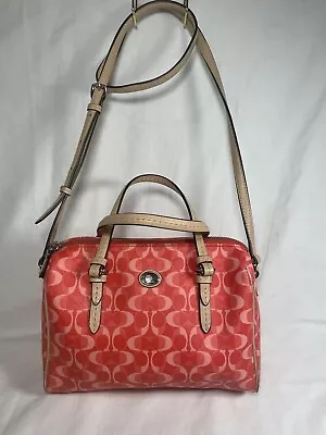 COACH Purse Handbag Peyton Dream C Mini Satchel Crossbody Bag • $48