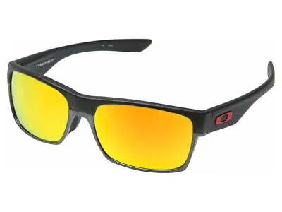 Oakley TwoFace Lin Dan Sunglasses OO9256-09 Matte Black/Fire Iridium Asian • $109.99