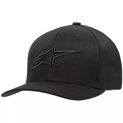 Alpinestars MX Ageless Black Flexfit Casual Motocross Lifestyle Hat • $39.99