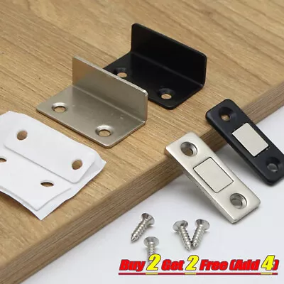 Strong Magnet Steel Catch Latch For Door Closet Cabinet Cupboard Closer UK • £2.80