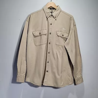 Canyon Outfitters XL Super Duty Tan Utility Shacket Double Pocket Outdoor Wear • $24.99