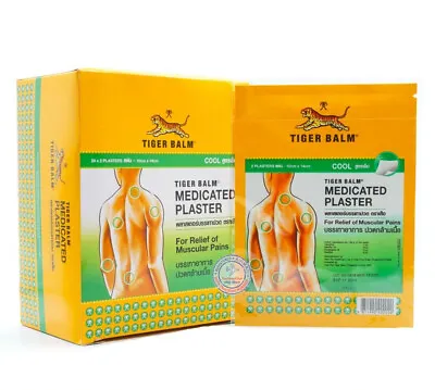 Tiger Balm Plaster Patch Cool Large Size 10 X 14 Cm  Value Pack 27/54 Plasters • $59.99