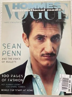  VOGUE HOMMES INT. S/S 1998  Sean Penn! Marc Newson! Philip-Lorca Dicorcia! • $19.99