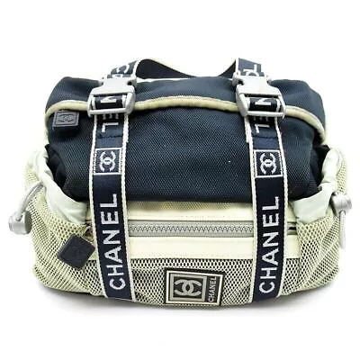 CHANEL Sports Line Waist Bag A27892 Nylon / Canvas WomenWaist Bag White / ... • $1065.37
