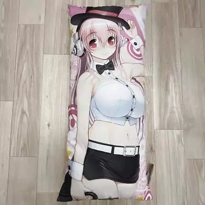 Super Sonico Body Pillow Size About Height 90cm Width 40cm Anime Character Goods • $99.54