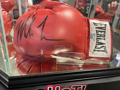 Mike Tyson Signed Glove Fitterman Sports Autentication W/ Display Case • $250