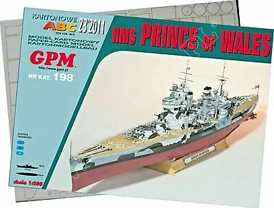 £27.99 • Buy HMS Prince Of Wales1/200 Scale Model Kit GPM(including Lasercut Frame)2835 Parts