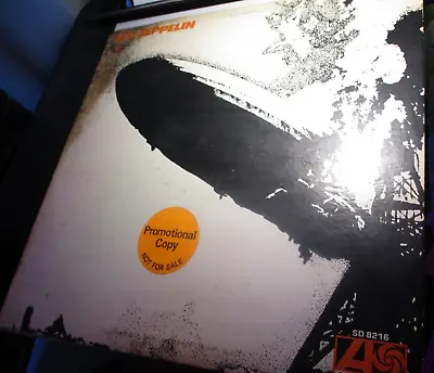 Led Zeppelin 1 White Label  Promo Record Sample Copy Vinyl  SD 8216 LP 1969 RARE • $1296.88