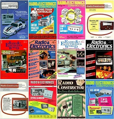 500+ Radio Constructor & Radio & Electronics World Magazine's (DVD) Ham Today • £4.75