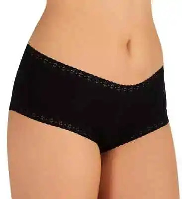 HANKY PANKY 631274  DreamEase Modal BOYSHORT Panty ~ BLACK ~ M ~ NWT $29 • $18