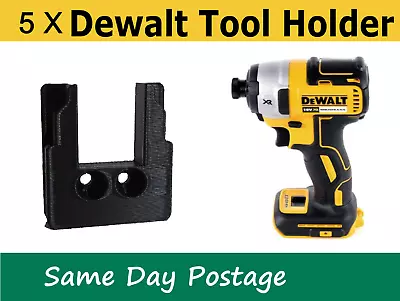 5 X Dewalt 18V - 54V XR Flexivolt Tool Holder - Drill Mount Bracket • $14.99