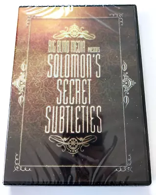 SOLOMON'S SECRET SUBTLETIES By Dave Solomon - Card Magic Trick DVD • £11.99