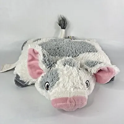 $23 • Buy Pillow Pets Moana Plush Pig PUA 16” Stuffed Animal Disney Movie Plush Pink EUC