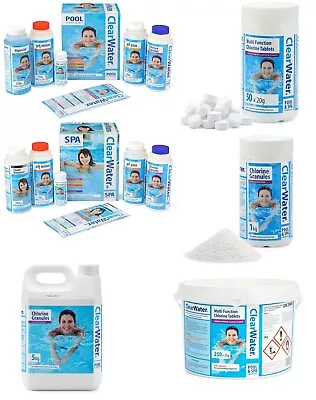 Clearwater Lay-Z-Spa Chemical Starter Kit For Hot Tub & Spa Water Treatment • £27.99
