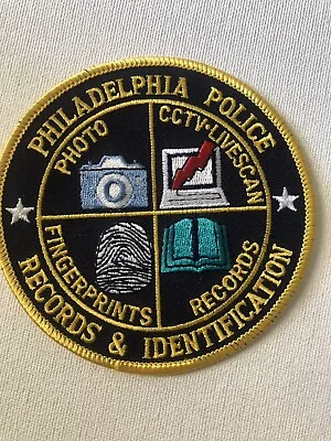 Pennsylvania  Police -  Philadelphia Record And ID  Police - PA  Police Patch • $0.99