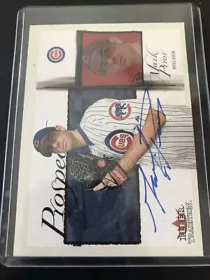Mark Prior Autographed  2002 Fleer Tradition #458 Rookie Prospects Chicago Cubs • $2.95