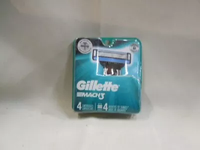 Gillette Mach3 Refill Cartridge Razor Blades For Mach 3 4 Count - 1 Pack • $9.95