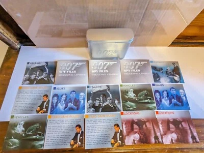 £3.99 • Buy Vintage James Bond 007 Spy Files - Decoding Lenses Card Collection Set Near Mint