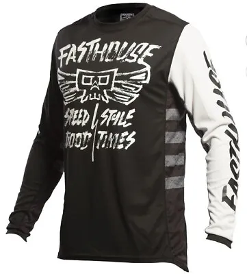 FastHouse Grindhouse Tribe Jersey Black Size: 3XL Motocross MX Genuine Rare 2022 • $42.95