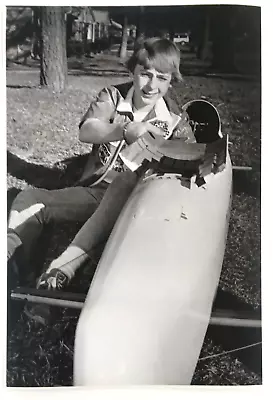 1981 Charlotte NC Soap Box Derby Race Racer Working On Cart Vintage Press Photo • $12.50