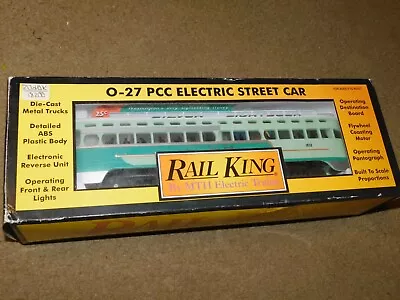 MTH Railking Washington 30-2510-1 PCC Electric Street Car - Protosounds-lnwthbx • $120.39