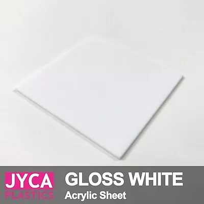 WHITE Glossy Acrylic Perspex Sheet Panel【Up To 20% OFF】【BEST Price】FREE POST • $194