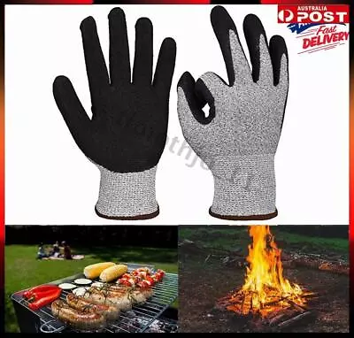 Heat Proof Resistant Oven BBQ Gloves Cooking Mitt Kitchen Supplies Nylon • $12.34