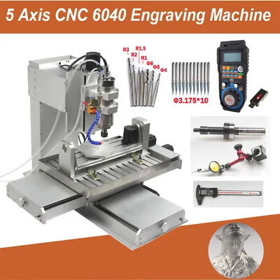 6040 5Axis CNC Engraving Machine Carving Drilling Milling Router Engraver 2200W • $259