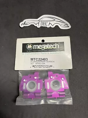 Megatech Vintage RC Car Part # MTC22403 Purple Alum Gearbox Bulkhead Ofna OB4 • $29.99